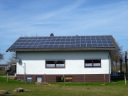 Solaranlage  auf einem Wohnhaus